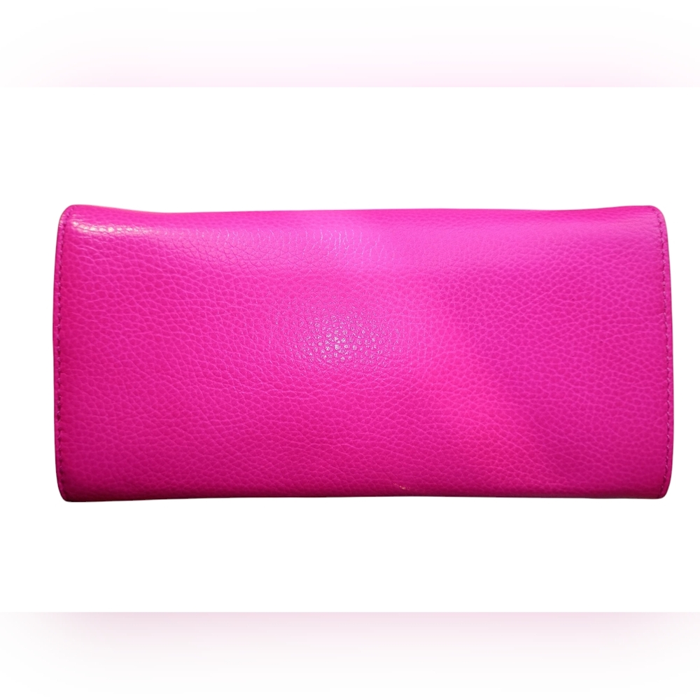 Marc By Marc Jacobs Pink Leather Wallet Clutch NWT - Picture 2 of 3